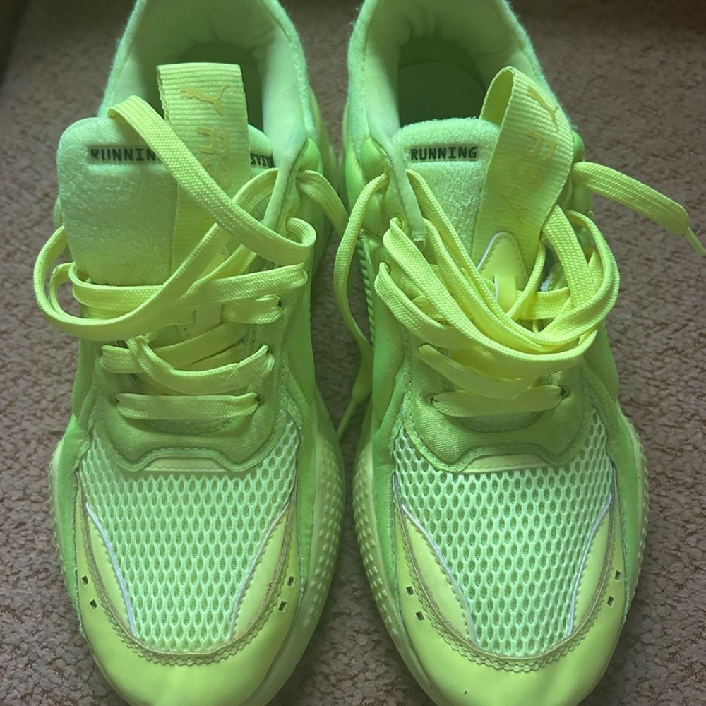 Puma Neon Yellow Athletic Shoes
